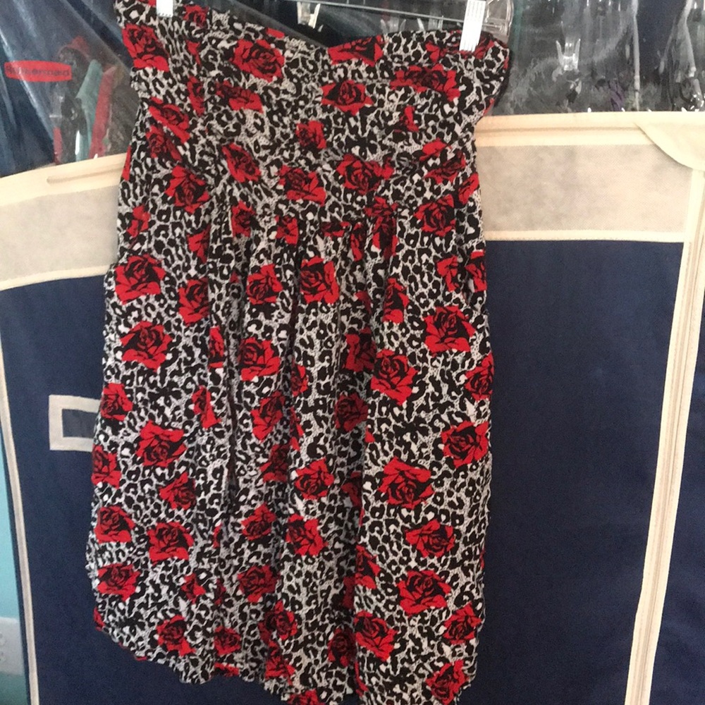 Strapless dress